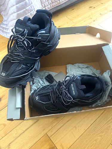 Balenciaga track black - track,