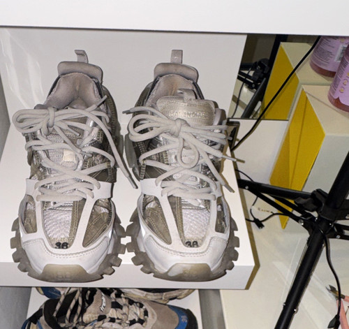 Balenciaga track grey leather - balenciaga,