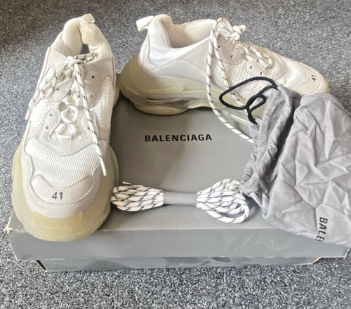 Balenciaga white triple - balenciaga,