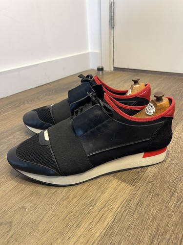 Balenciaga black red race - balenciaga, black/red