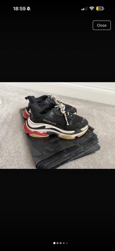 Balenciaga triple black - balenciaga,