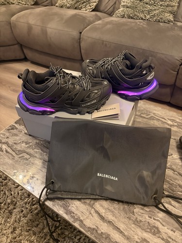Balenciaga track led - led, black