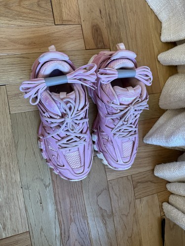 Washed pink balenciaga tracks - pink,