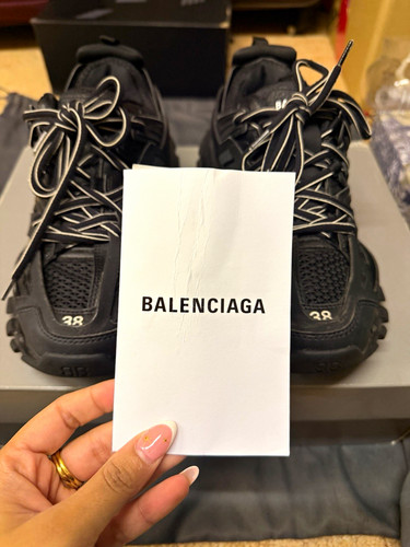 Balenciaga track black low - low, top
