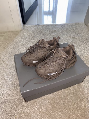 Balenciaga taupe track runners - track,