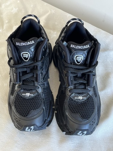 Balenciaga runner black mesh - balenciaga,